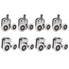 Twin Shower Door Rollers Runners Wheels Pulleys Wheel Diameter Top