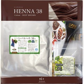 Henna, Herbal Henna No. 38 (Color: Maroon Brown), Organic Farming and Chemical Ingredients Completely Additive-Free Leaf, Scalp Care, Scalp Care