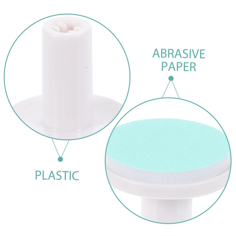 Healeved 12pcs Replacement Nail Grinding Heads for Electric Nail Trimmer