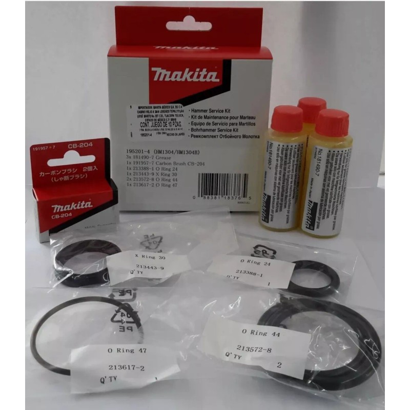 Makita OEM Genuine MAKITA HM1810 DEMOLITION HAMMER SERVICE KIT Part
