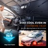 [2026 Upgraded] DooGooCoo Windshield Sun Shade Umbrella for Toyota Rav4