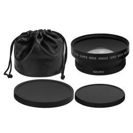 72mm 0.43X Wide Angle Macro Lens for Camera Lens with 72mm Filter Diameter with Storage Bag