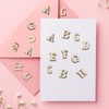 DLUSZERT 400Pcs Mini Wooden Letters for Crafts, 15MM Small Wooden