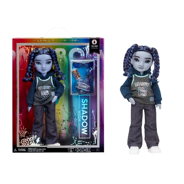 Rainbow High Shadow High Oliver - Blue Fashion Doll - Boy. Fashionable Outfit & 10+ Colorful Play Accessories. Great Gift for Kids 4-12 Years Old & Collectors