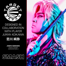 Target Japan CHARM SMASH GEN3 90% 18G 2BA SOFT TIP DARTS 90% Tungsten K-Flex 2BA Soft Tip Dart Set, 18.0G | CHARM SMASH GEN3 K-Flex No.6 Shape Flights and Shafts, 2BA White Pixel Tip (Smash G3)