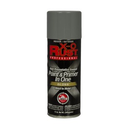 General Paint & Manufacturing XOP-15 X-O Rust Professional Rust Preventative Paint and Primer in One Spray with 360-Degree Spray Tip, Machinery Gray