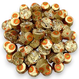 Milk Chocolate Miniature Peanut Butter Cups, Individually Wrapped 1.5 lbs-Crunchy Milk Chocolate Filled With Creamy Peanut Butter That Melts In Your Mouth-Kosher and Gluten Free(24 oz)