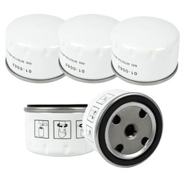 5 Pack Short Oil Filters for Quincy Compressors Metal Housing Made In USA for OEM 2023400101