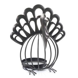 Yankee Candle Harvest Scentiments Metal Turkey Jar Candle Holder
