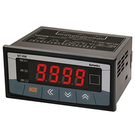 Autonics Digital Panel Meter, 4-Digit, 12Vdc to 24Vdc - MT4W-DV-1N