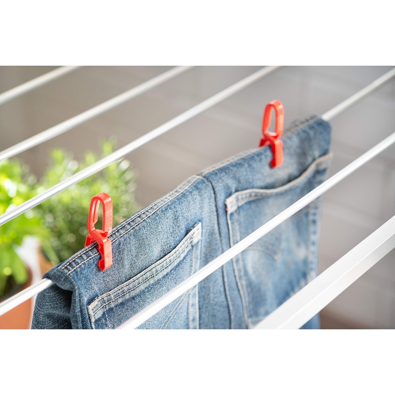 DRY-SMART Monoblock Clothes Pegs, Extremely Strong and Sturdy, Rustproof Plastic