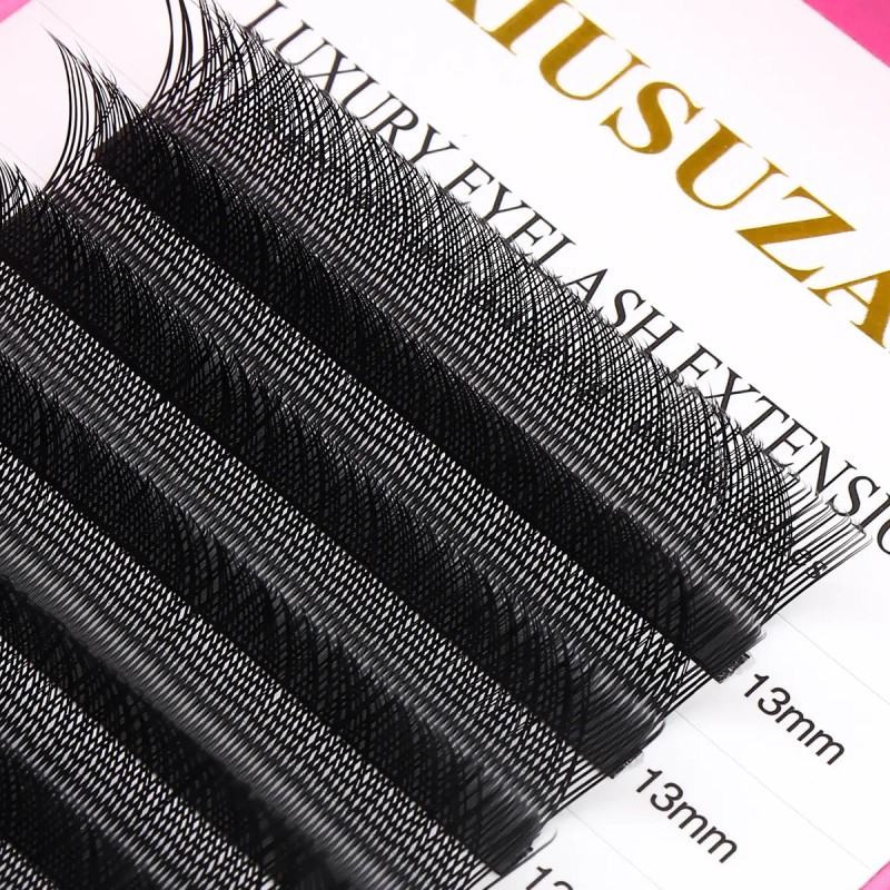 Extensiones De Pestañas Xiusuzaki Yy, Puntas Dobles, Pestaña