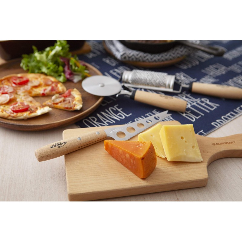 Suncraft Mockhouse BM-221 Pizza Cutter (Safety Cover Included) Made in