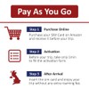 Vodafone UK Sim Card - 40GB at 4G LTE High