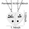 Mother Son Necklaces for Teen Boys Mom Birthday Gifts for