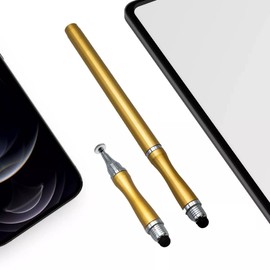 Vmingo Lapiz Optico Pluma Stylus Celular Tablet Pc Pantalla Touch Cintura (Dorado)