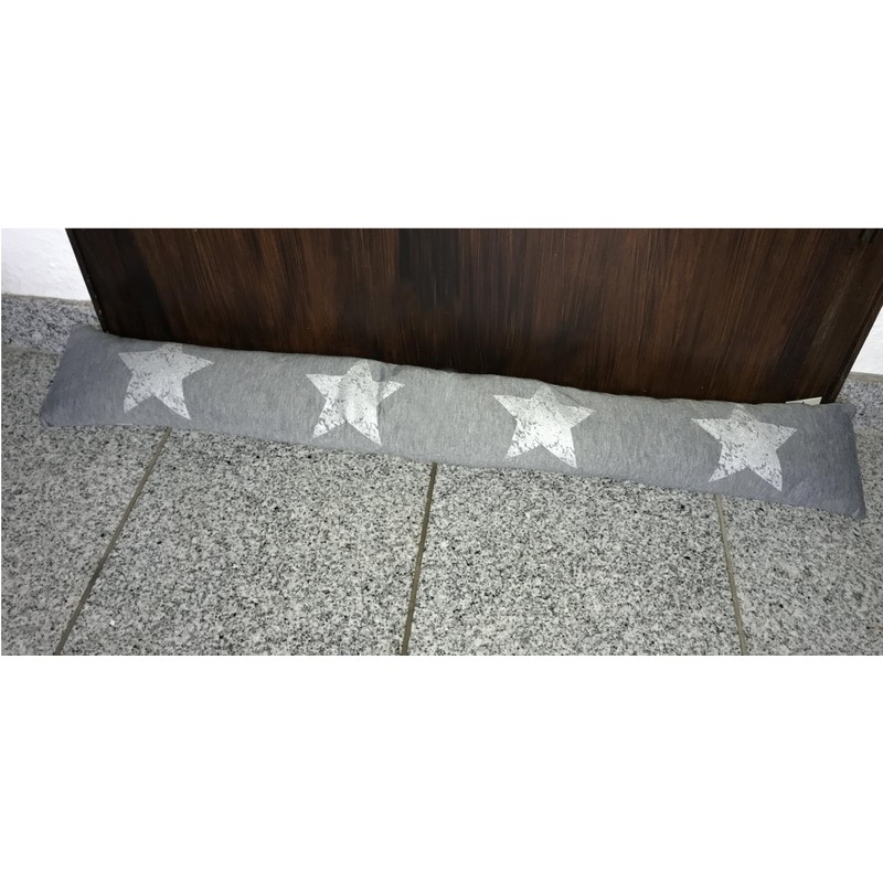 Ventilkappenkönig Draught Excluder Grey Beige - Perfect Fit 90 cm