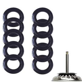 10 Pcs Kitchen Sink Drain Seal Rubber Washer for Basket Strainer Plug Rubber Seal for Kitchen Bathroom Sink Leak Proof Sink Seal Kitchen Sink Drain Seal Rubber Washer