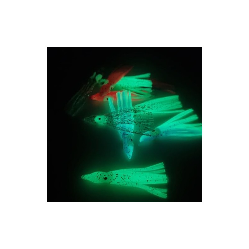 FISHIN ADDICT Nano Muppet Squid Skirts Plastic Jigs 5cm |