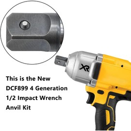 Thaekuns N866410 N880093 N851276 1/2 Anvil Assembly,Detent Pin Anvil for Dewalt DCF899 DCF899B DCF899M1 DCF899P1 DCF899P2 Type 4 Impact Wrench