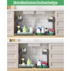 UMDONX Sink Kitchen Organiser 2-Tier Under Sink Shelf | Pull-out