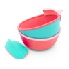 321 Grow Easy Scoop & Hold Bowl Set • Silicone