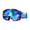 FEISEDY Ski Goggles, OTG Snow Sport Goggles for Adult Youth,