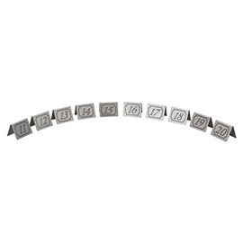 11-20 Stainless Steel Table Numbers