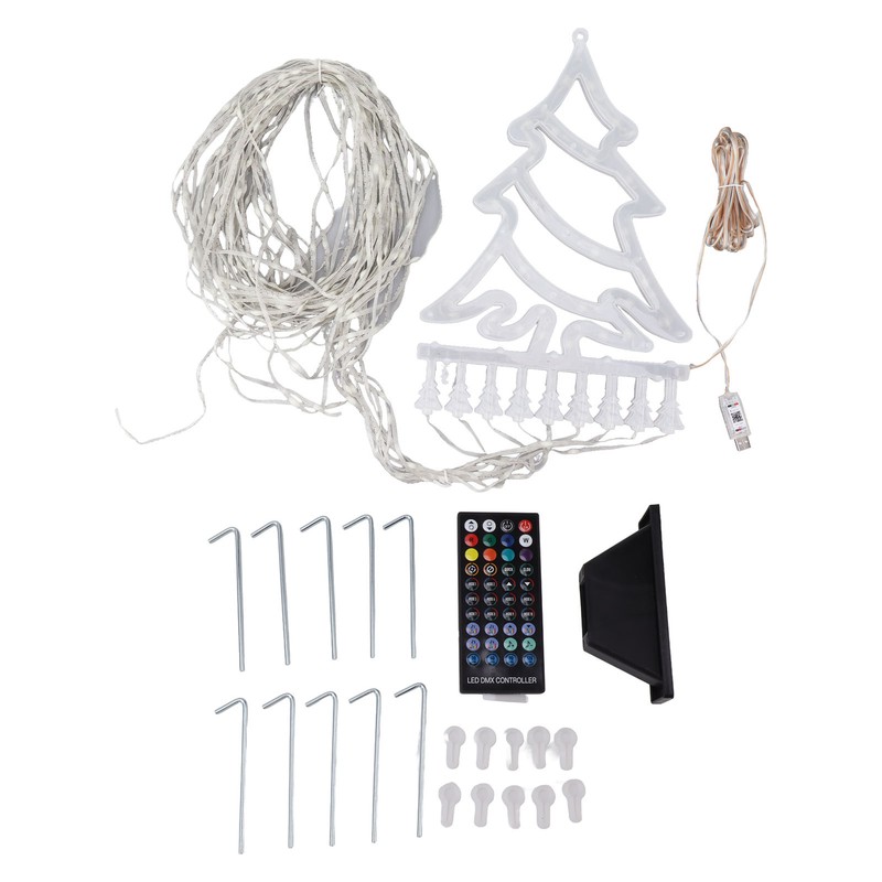 Christmas Waterfall Lights 305 LED 9 Strings 10 Modes Christmas