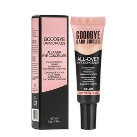Corrector Para Ojeras, Cobertura Total E Iluminador, Resistente Al Agua Y De Larga Duración, Ligero Y Con Acabado Mate Natural Para Mujer, Tono Nude Claro 02.