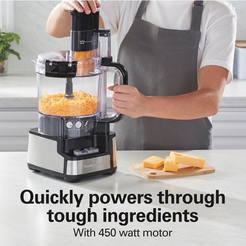 Hamilton Beach Stack & Snap Food Processor and Vegetable Chopper,