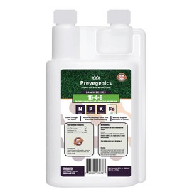 16-4-8 Liquid Lawn Fertilizer | (32 fl. oz.) | with Iron, L-Amino Acids, and Fulvic Acid | Balanced Lawn Food for All Grass Types - Size: 8 fl. oz.