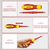 Insulated Screwdriver, HOUSERAN 26 Pcs Screwdriver Set, Magnetic Tip Electrician