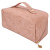 Make Up Cosmetic Bag PU Leather 180 Degree Opening Large