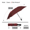 Ward Rain&Sun Umbrella Inverted Folding - Burgundy