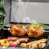 onlyfire Double Ended 8-Prong Rotisserie Fork, BBQ Grill Rotisserie Chicken