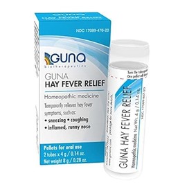 GUNA Alivio de la fiebre del heno Medicina homeopática Alivio de síntomas de alergia - 2 tubos