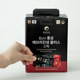 6-year-old red ginseng Every Ginseng Plus Stick (10g x 100 packets) / 6년근 홍삼 에브리진생 플러스 스틱 (10g x 100포)
