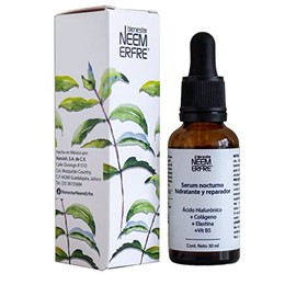 Serum Ácido Hialurónico + Colágeno + Elastina + Vitamina B5- Frasco de 30 ml, Serum hidratante que aporta elasticidad - Suero Facial Hidratante - bienestar neem erfre