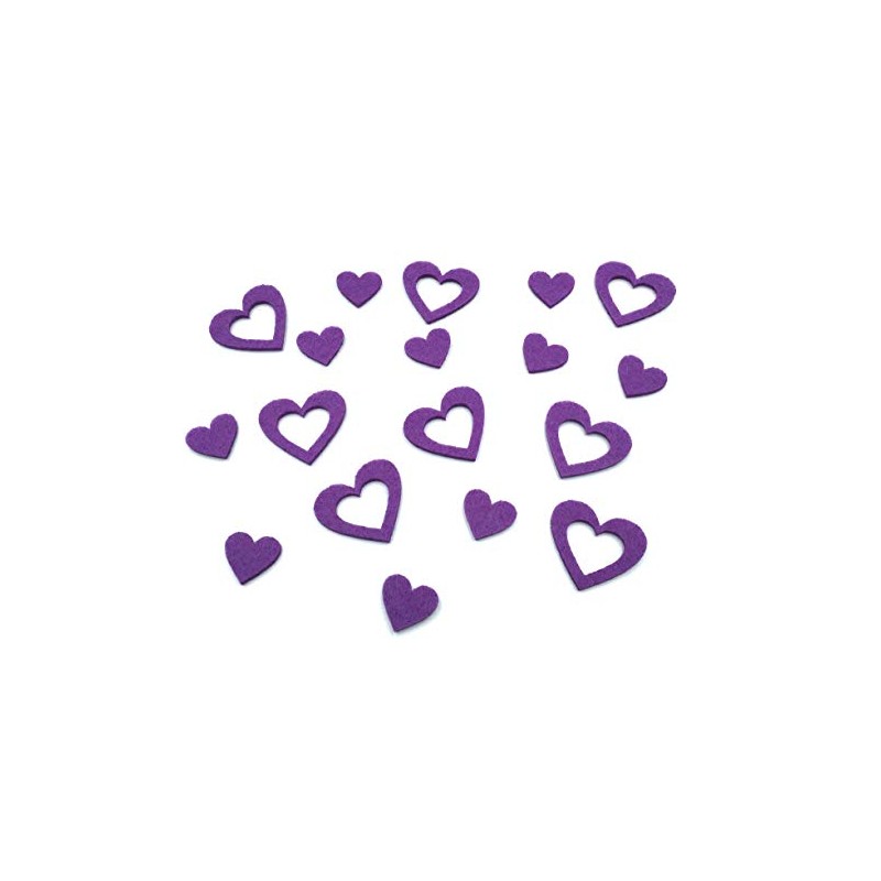 Heart Table Decoration (Two Sizes) Made of Felt - for