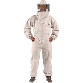 Bees & Co U75 Natural Cotton Beekeeper Suit with Square Veil