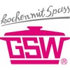 GSW Thermoschüssel mit Kunststoffdeckel aus Edelstahl mit einem Durchmesser von