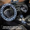 10Pcs Fluffy Leopard Print Car Accessories Set – Featuring Plush