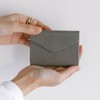 Double Flap Cardholder Black