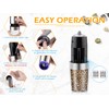 2Pcs Gravity Electric Salt and Pepper Grinder Set, Battery Powered