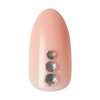 KISS imPRESS No Glue Press-On Nails Natural Color, Rhinestone Accents,