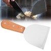Barbecue Spatula Scraper Stainless Steel Metal Griddle Spatula Grill Spatula