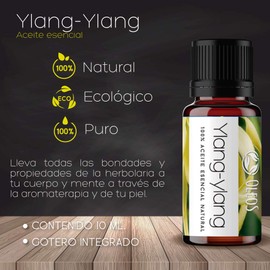VIDA SCENTS OLEOS Aceite Esencial de Ylang-Ylang 10 ML 100% puro y natural