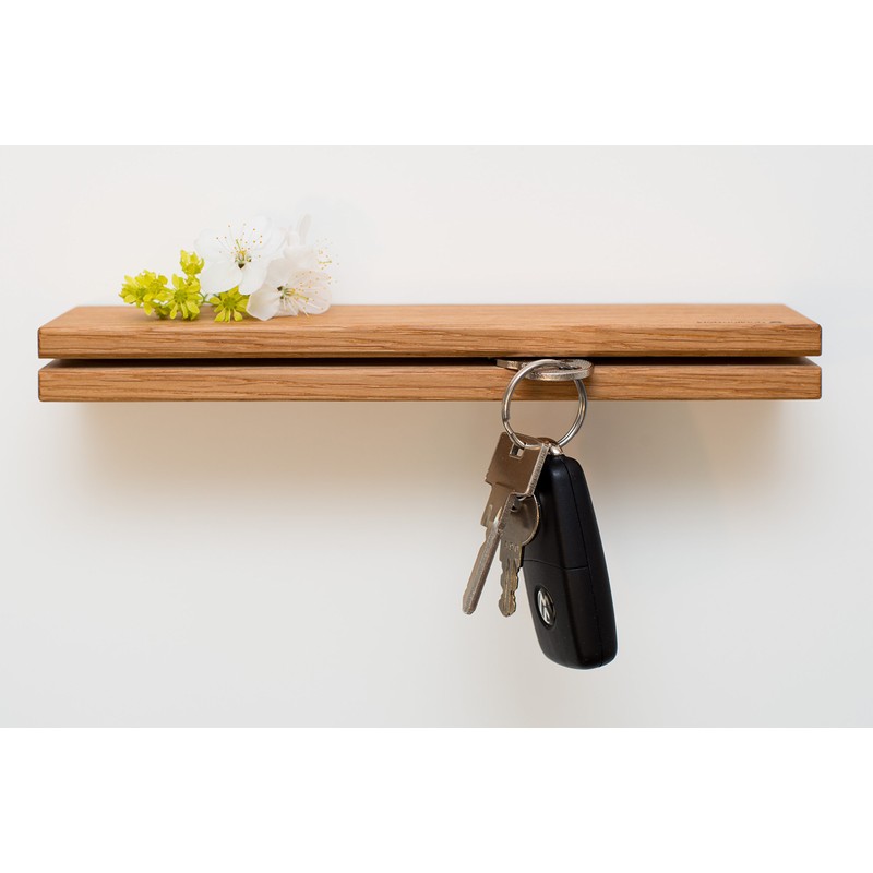 Block Stable Key Holder Wood