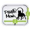 Pibble Mom Pit Bull Black Decal Sticker Pittie Lover 7.0